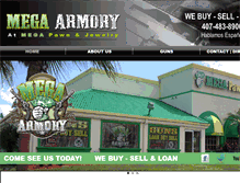 Tablet Screenshot of megaarmory.com